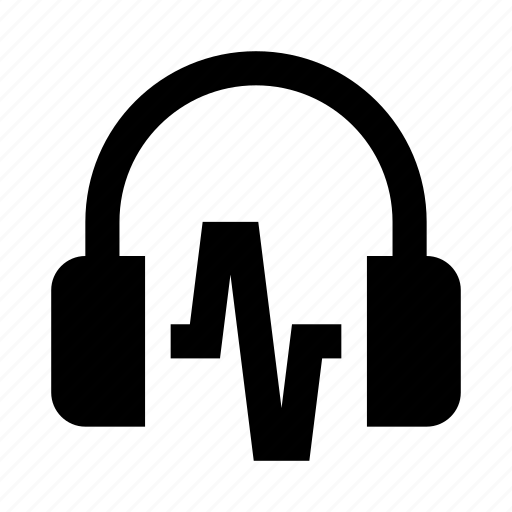 Audio, listening, music, pulse, sound, wave icon - Download on Iconfinder