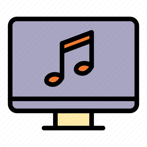 Audio, sound, music, voice, monitor, display, device icon - Download on Iconfinder
