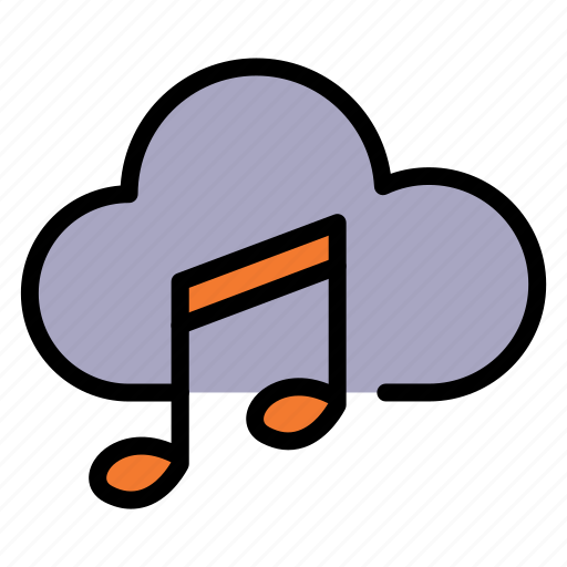 Audio, sound, music, voice, cloud, storage, system icon - Download on Iconfinder