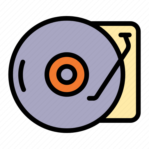 Audio, sound, music, voice, vinyl, disc, player icon - Download on Iconfinder