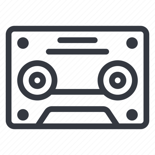 Cassette, tape, audio, music, multimedia icon - Download on Iconfinder