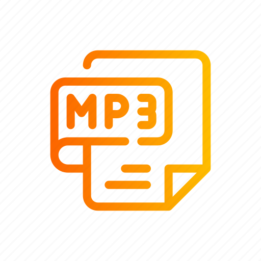 Mp3, file, format, extension, document, music icon - Download on Iconfinder
