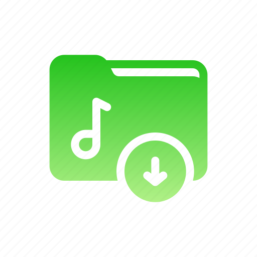 Download, storage, multimedia, folder, music icon - Download on Iconfinder