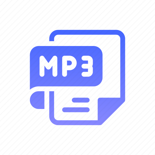 Mp3, file, format, extension, document, music icon - Download on Iconfinder