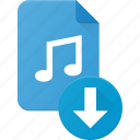 audio, download, file, music, sound