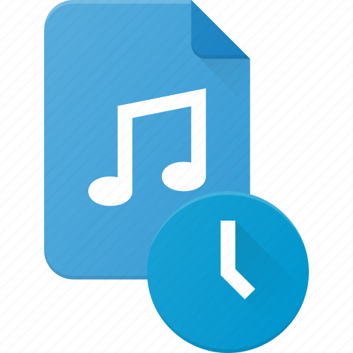 Audio, file, music, sound, time icon - Download on Iconfinder