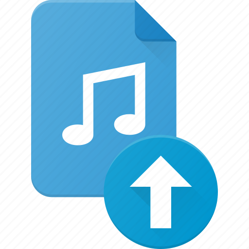 Audio, file, music, sound, upload icon - Download on Iconfinder
