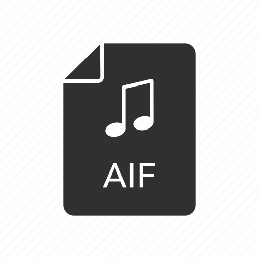Aif file, audio interchange file, music, music file icon - Download on Iconfinder