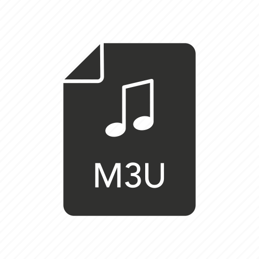 M3u, m3u file, media playlist, music file icon - Download on Iconfinder