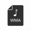 audio code, file, music, wma file