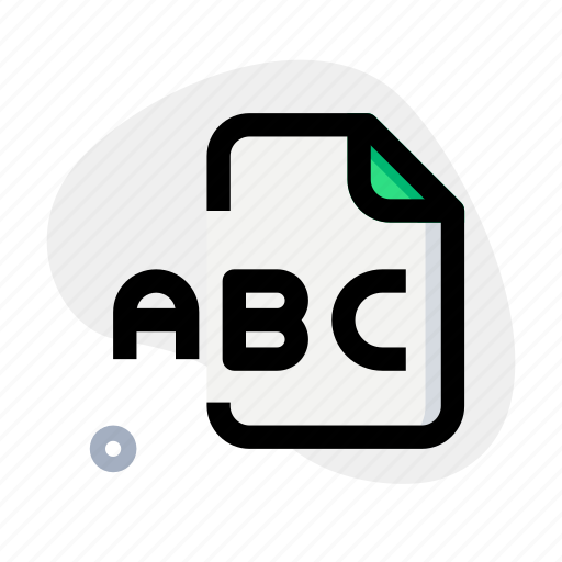 Abc, music, audio, format, sound icon - Download on Iconfinder