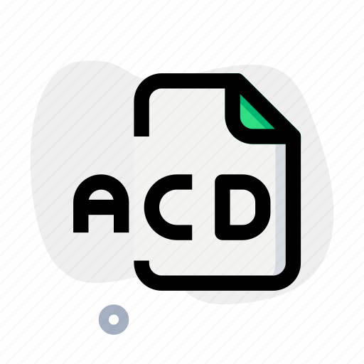 Acd, music, sound, audio, file icon - Download on Iconfinder