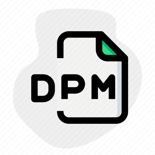 Dpm, music, sound, file, format icon - Download on Iconfinder