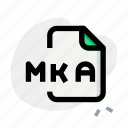 mka, music, audio, format, sound