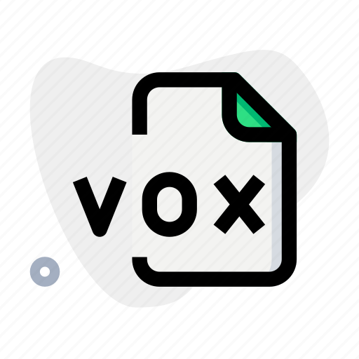 Vox, music, audio, format, file icon - Download on Iconfinder