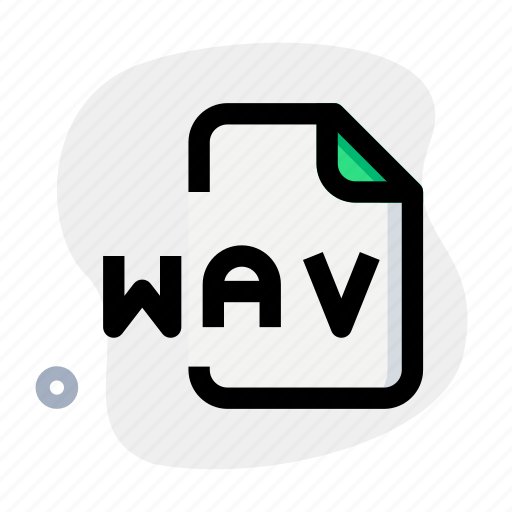 Wav, music, audio, format, file icon - Download on Iconfinder