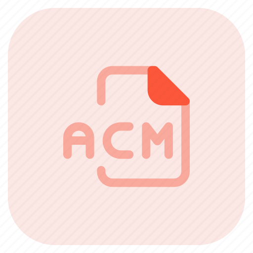 Acm, music, audio, format, sound icon - Download on Iconfinder