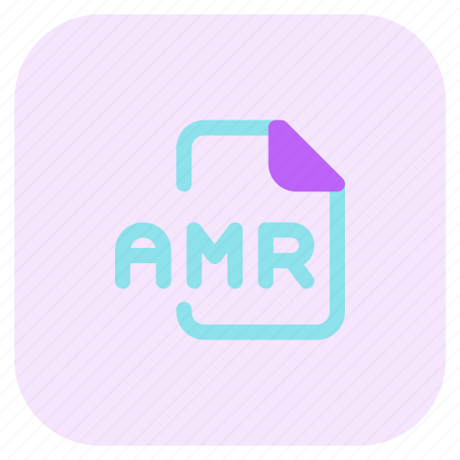 Amr, music, audio, format, sound icon - Download on Iconfinder