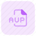 aup, music, audio, format, extension, document