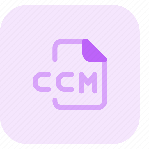 Ccm, music, sound, format, file icon - Download on Iconfinder