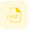 imp, music, audio, format, file, document