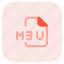 m3u, music, format, sound, file 