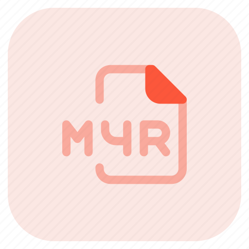 M4r, music, format, sound, file icon - Download on Iconfinder