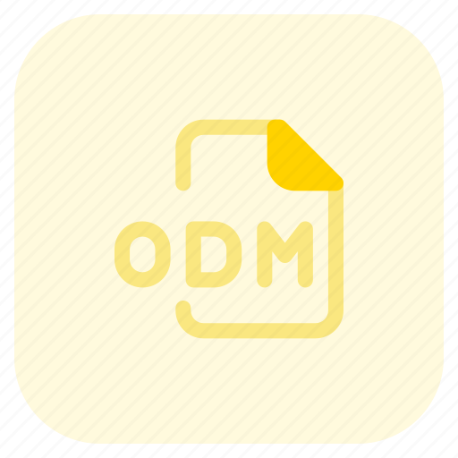 Odm, music, audio, format, multimedia icon - Download on Iconfinder