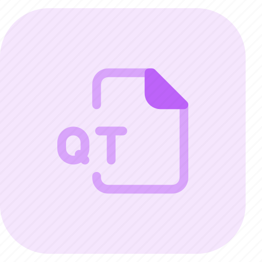 Qt, music, format, sound, audio, file icon - Download on Iconfinder