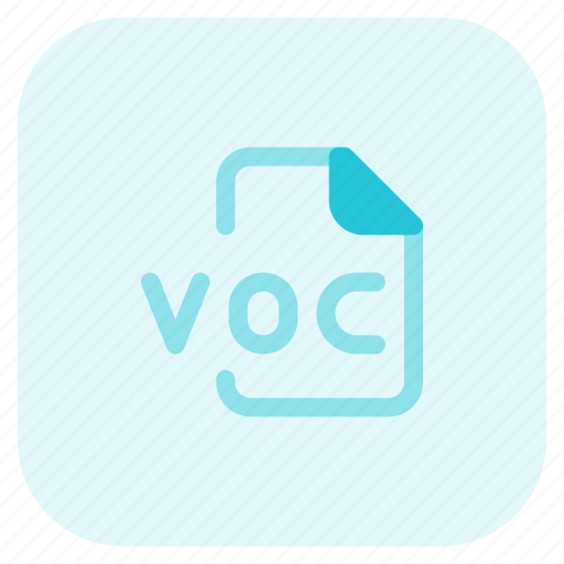 Voc, music, audio, format, file icon - Download on Iconfinder