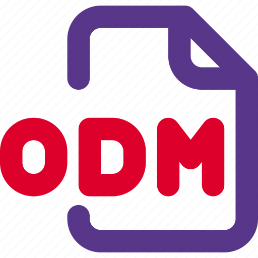 Odm, music, audio, format, extension, sound icon - Download on Iconfinder