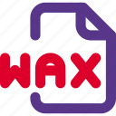 wax, music, format, audio