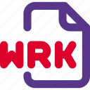 wrk, music, audio, format, document