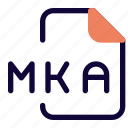 mka, music, audio, format, file