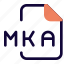 mka, music, audio, format, file 