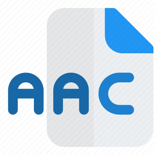 Aac, music, audio, format, document icon - Download on Iconfinder