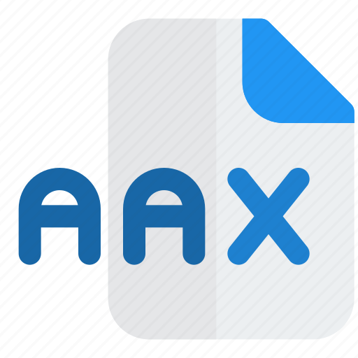 Aax, music, audio, format, document icon - Download on Iconfinder