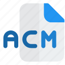 acm, music, audio, file, format, type