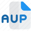 aup, music, audio, format, file, type