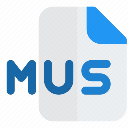 Mus, music, audio, format, file, document icon - Download on Iconfinder