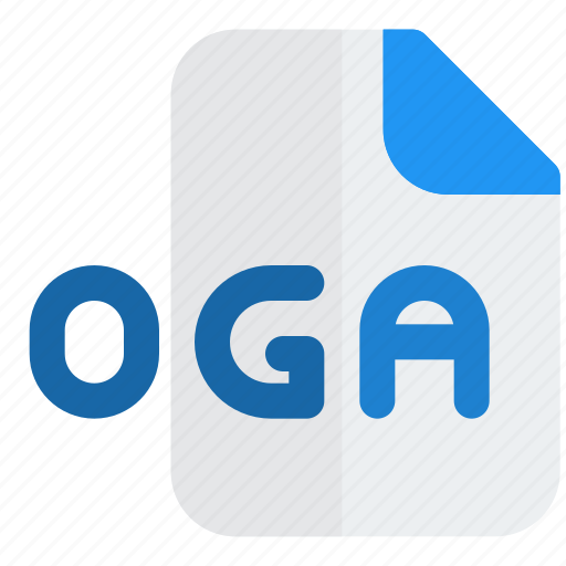 Oga, music, audio, format, multimedia icon - Download on Iconfinder