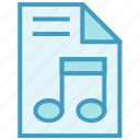 document, file, music, paper, sheet music