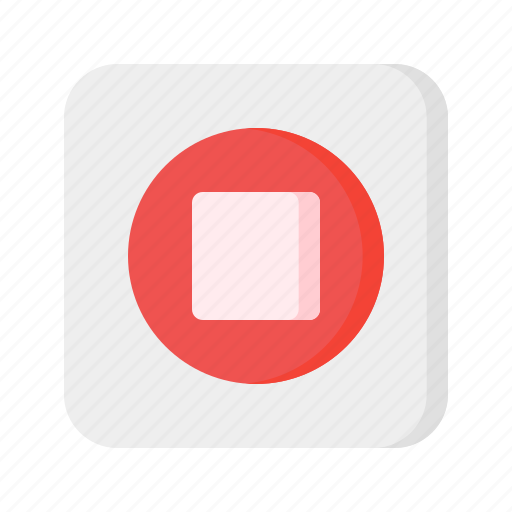 Stop, push, no, sign, button icon - Download on Iconfinder