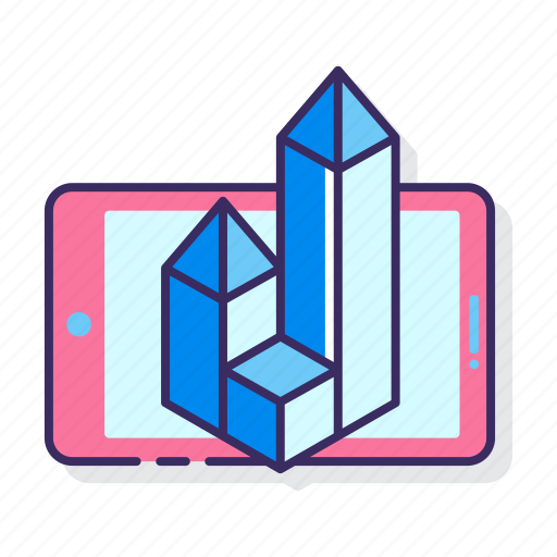 Ar, building, blocks, construction, virtual reality icon - Download on Iconfinder