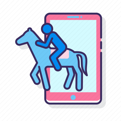 Ar, horse, riding, animal, game, sport, virtual reality icon - Download on Iconfinder