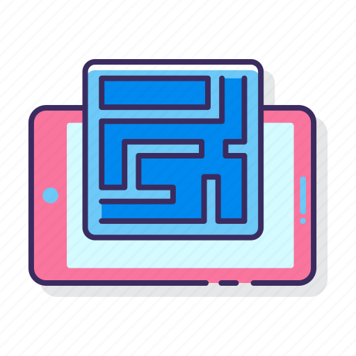 Ar, maze, labyrinth, virtual reality, puzzle, game icon - Download on Iconfinder