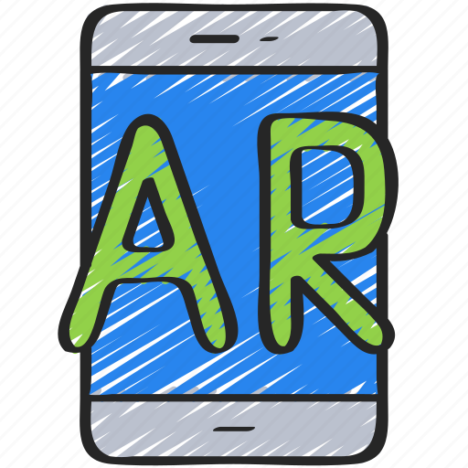 Ar, augmented, mobile, reality, smartphone icon - Download on Iconfinder