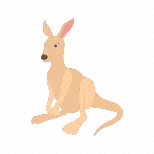 Animal, australia, cartoon, kangaroo, mammal, wildlife icon - Download on Iconfinder