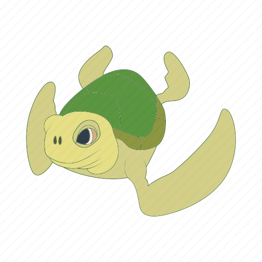 Animal, cartoon, ocean, reptile, sea, turtle, underwater icon - Download on Iconfinder
