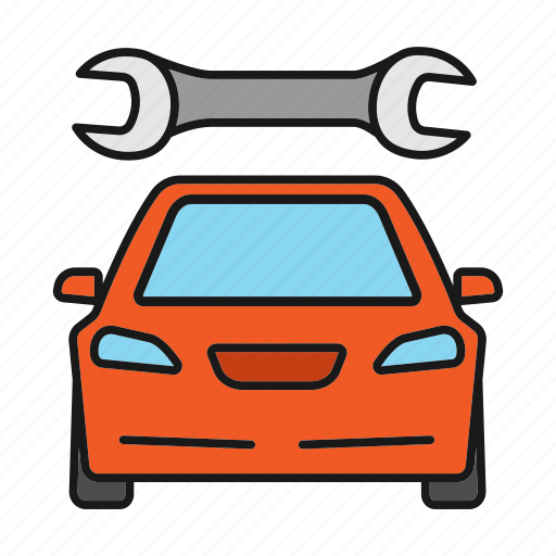 Auto, automobile, car, repair, spanner, vehicle, wrench icon - Download on Iconfinder